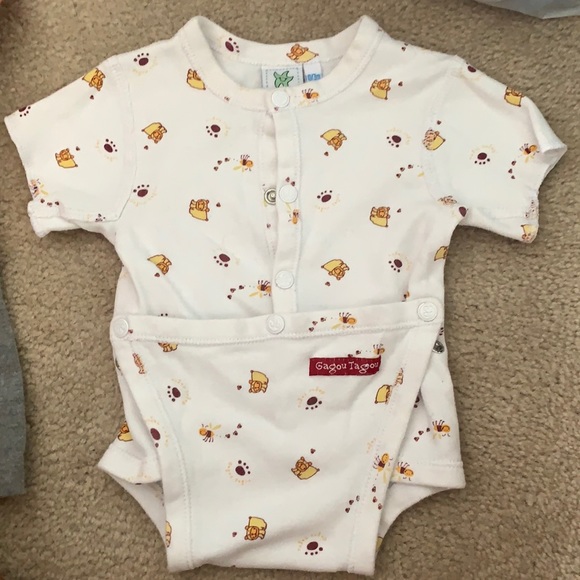 Doggy button up one piece (0-3 months) - Picture 1 of 3